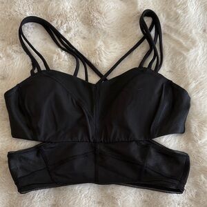 Lululemon Black Women's Strappy Bra 4